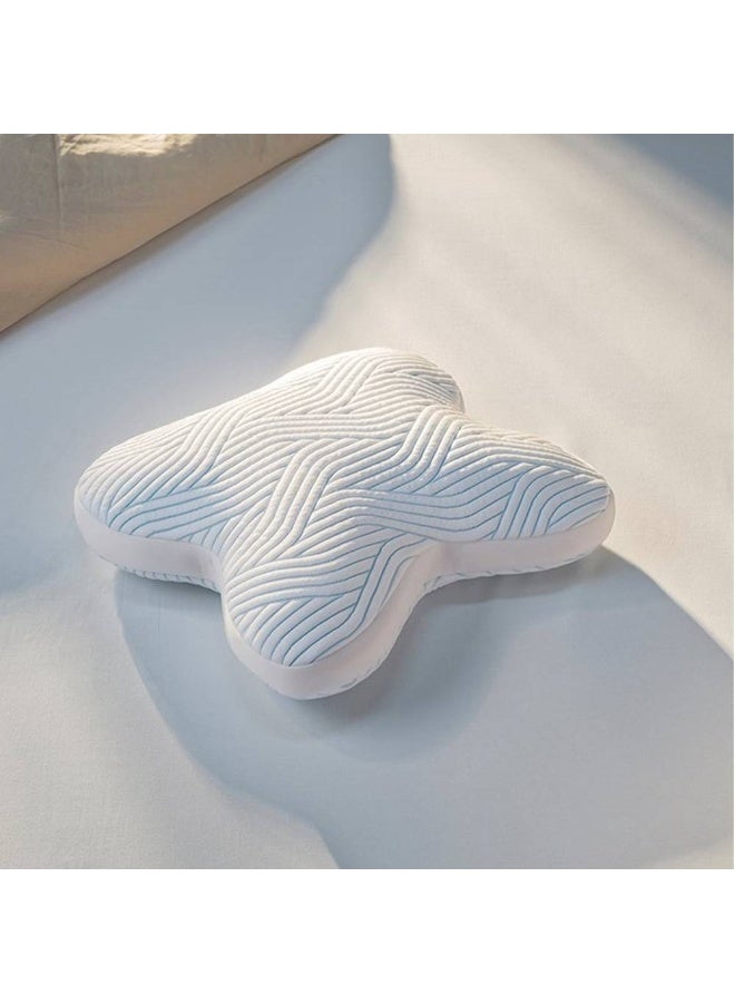 TEMPUR Ombracio SmartCool Pillow – Made with TEMPUR® Material with Cooling Technology – Specifically Designed for Stomach Sleepers – Neck & Shoulder Support – Pressure Relief & Comfortable Sleep – 50x60 cm - Image 2